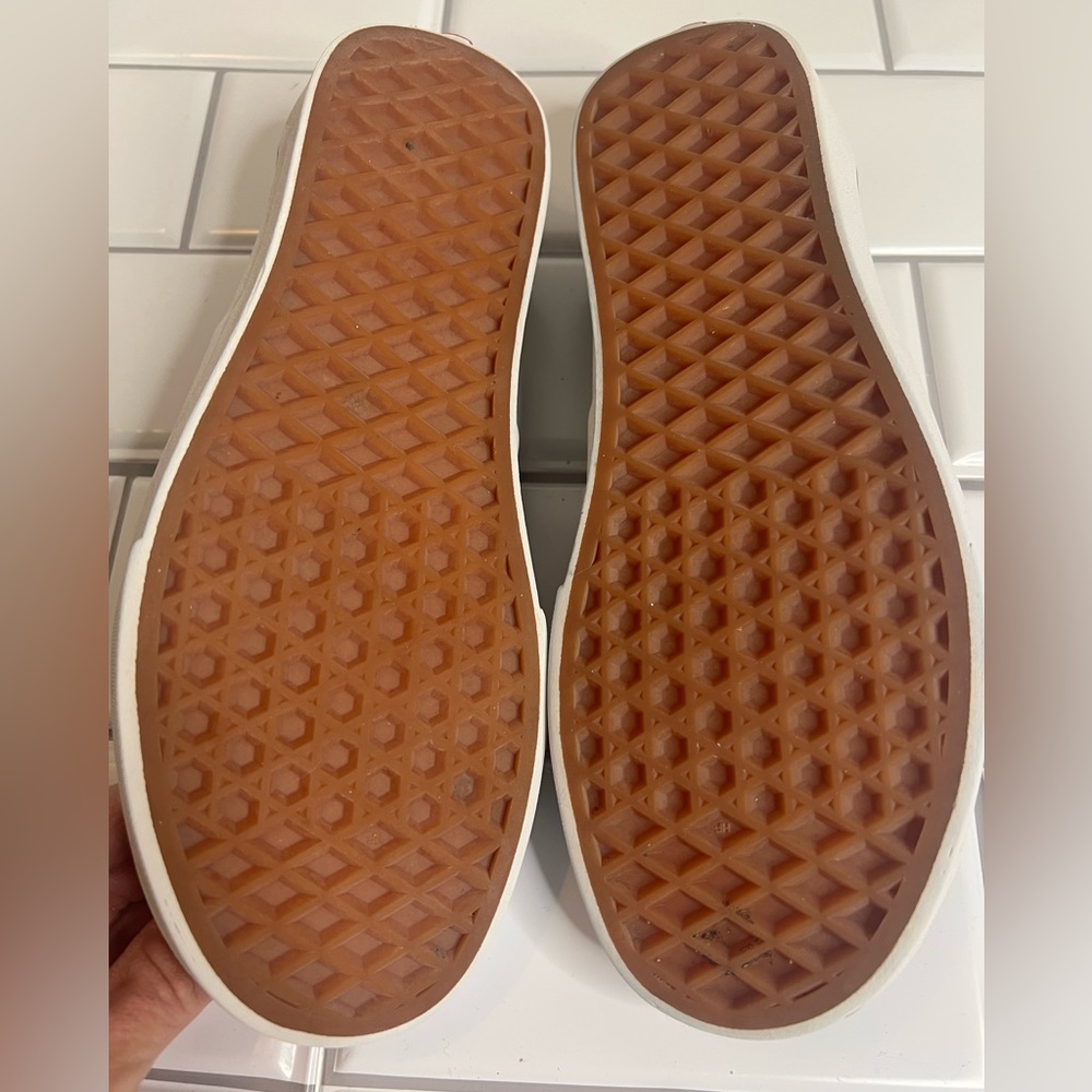 Vans Kendra Dandy Black and White Egg Print Shoes - Picture 6 of 7
